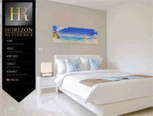 Tablet Screenshot of horizon-residence.com